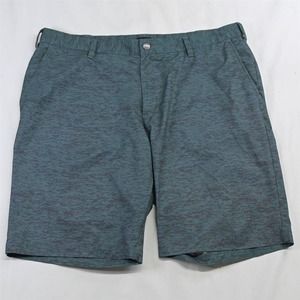 adidas 38 x 10" Green‎ Print AE7005 Tech Climalite Wicking Golf Shorts